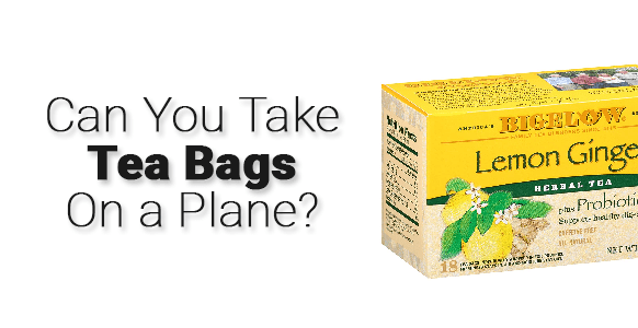 ¿Se pueden llevar bolsitas de té en un avión? 2024