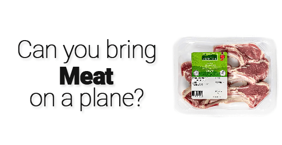 ¿Puedes llevar carne en un avión? 2024