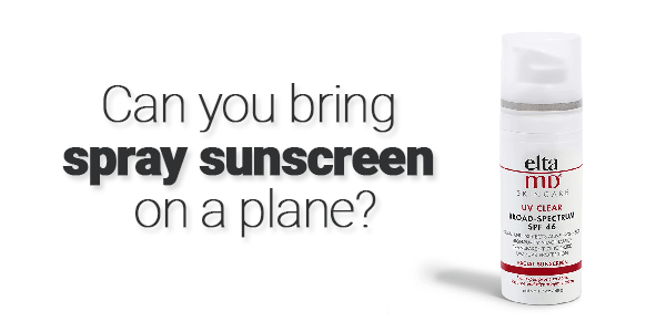 ¿Se puede llevar protector solar en spray en un avión? Reglas de la TSA 2024