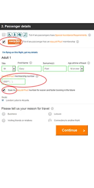 Embarque rápido Easyjet; Beneficios de Easyjet Plus