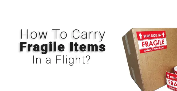 ¿Cómo se transportan artículos frágiles en vuelo? (Instrucciones completas)