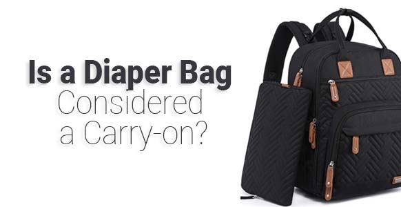 ¿Una bolsa de pañales cuenta como equipaje de mano?
