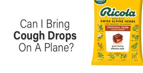 ¿Puedo llevar pastillas para la tos en el avión? 2024