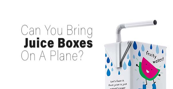 ¿Puedes llevar cajas de jugo en un avión? 2024