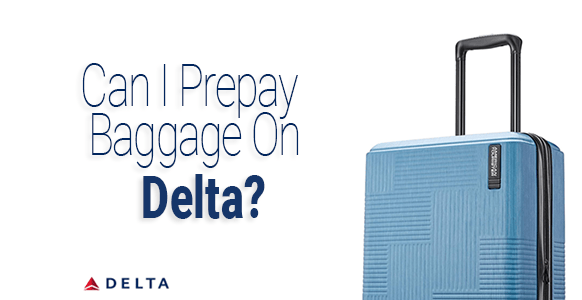 ¿Puedo pagar por adelantado el equipaje en Delta?