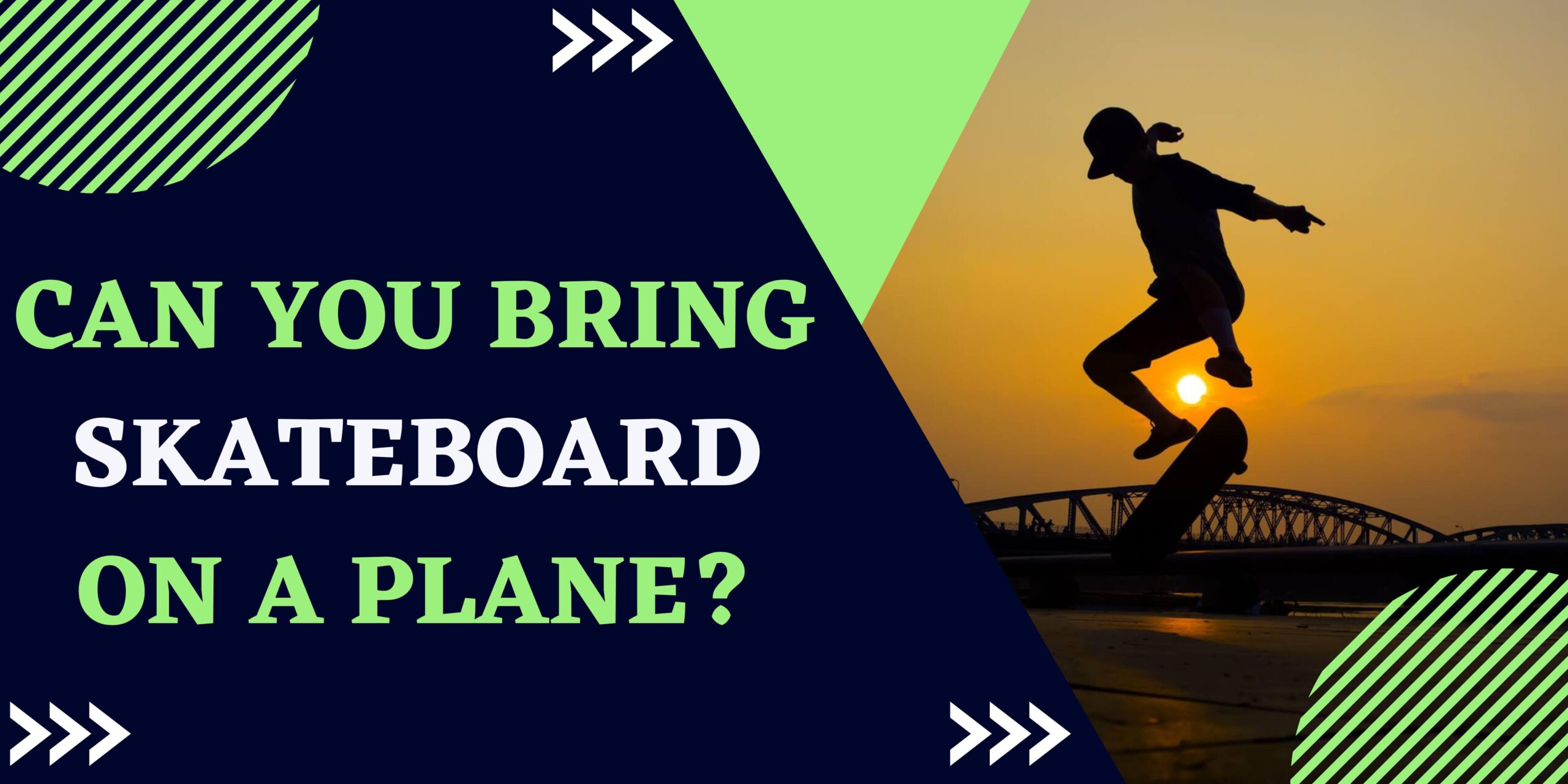 ¿Puedes llevar una patineta en un avión?