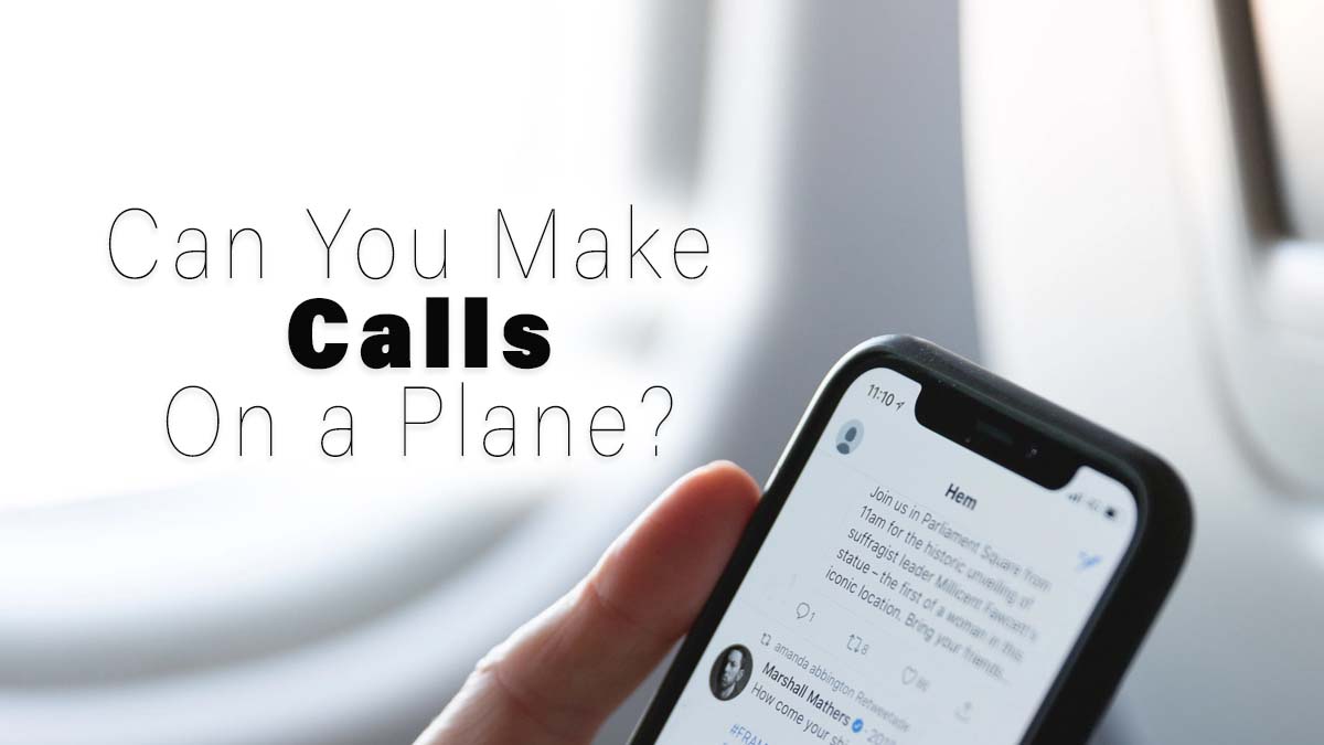 ¿Puedes hacer llamadas telefónicas en un avión? 2024