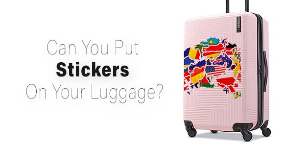 ¿Se pueden colocar pegatinas en el equipaje? ¿Están prohibidas las pegatinas en el equipaje?