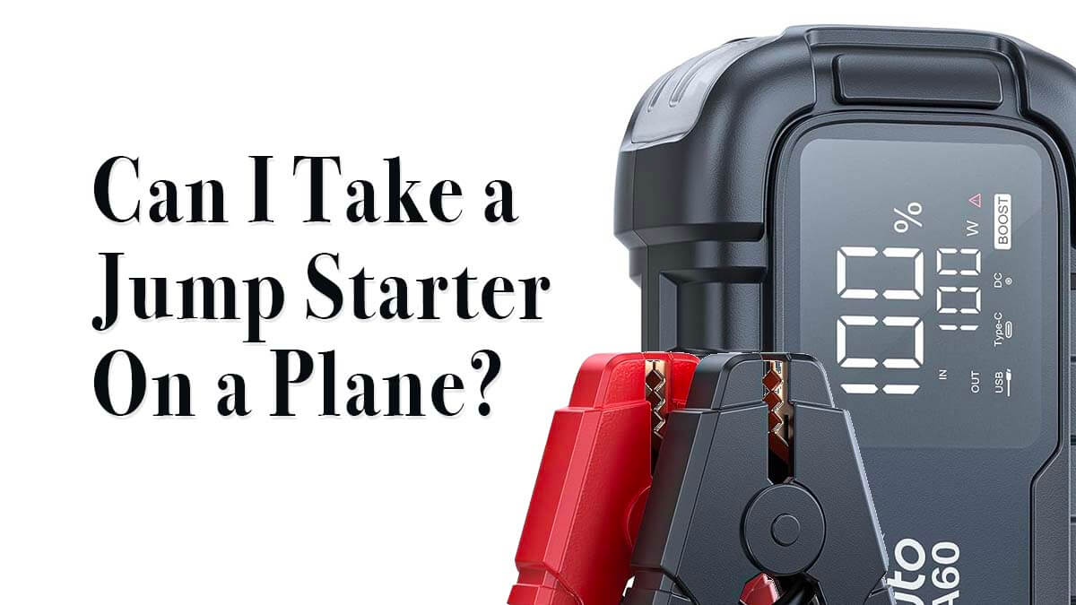 ¿Puedo llevar un arrancador auxiliar en el avión? reglas de la TSA