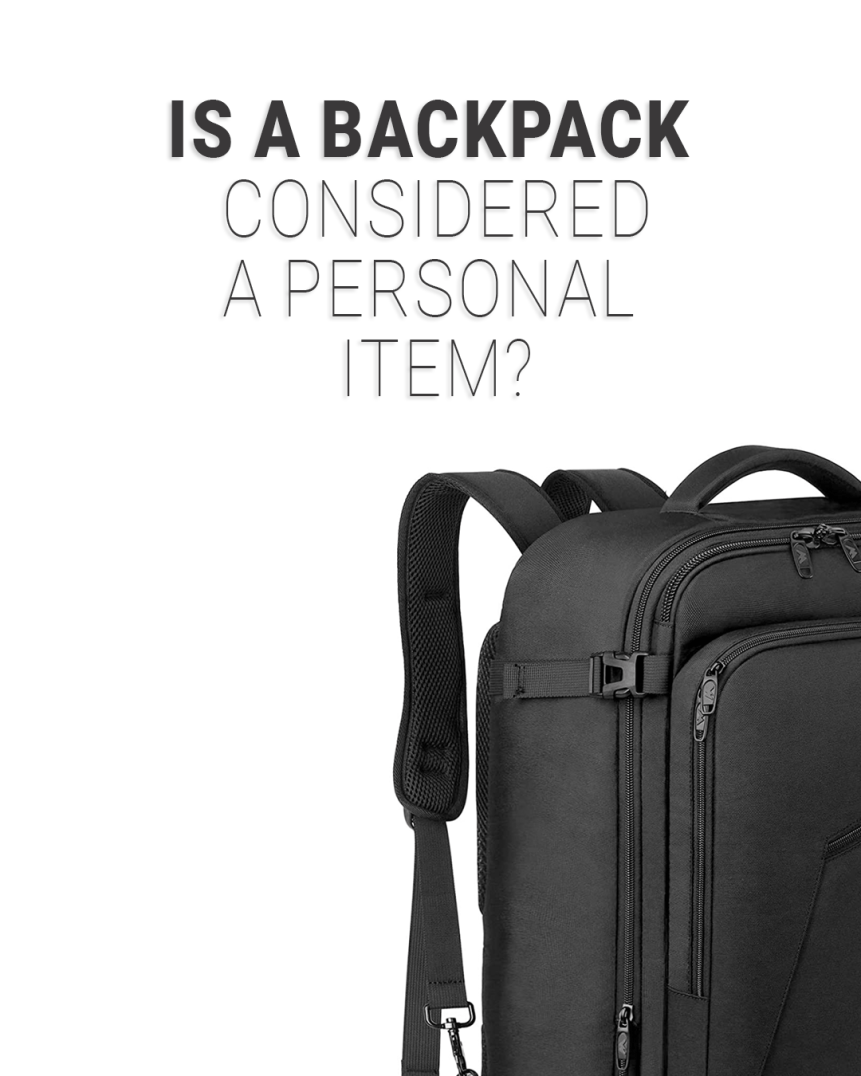 ¿Es una mochila un artículo personal?