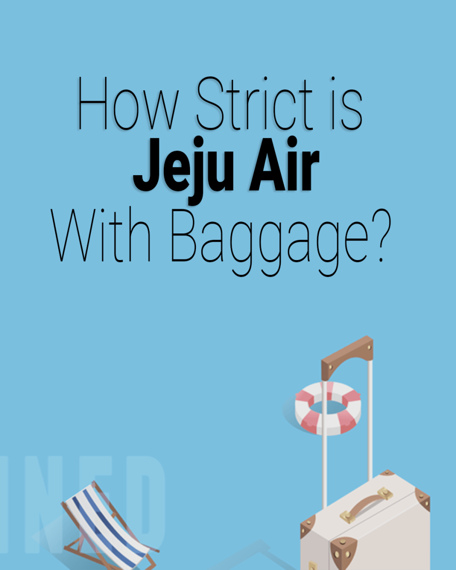 ¿Jeju Air es estricta con el equipaje?