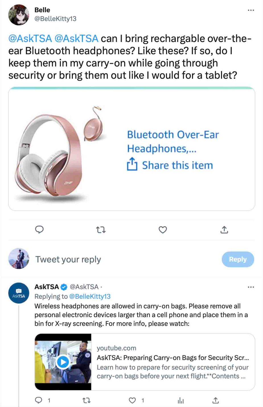 ¿Puedes llevar auriculares en un avión? Reglas de la TSA 2024
