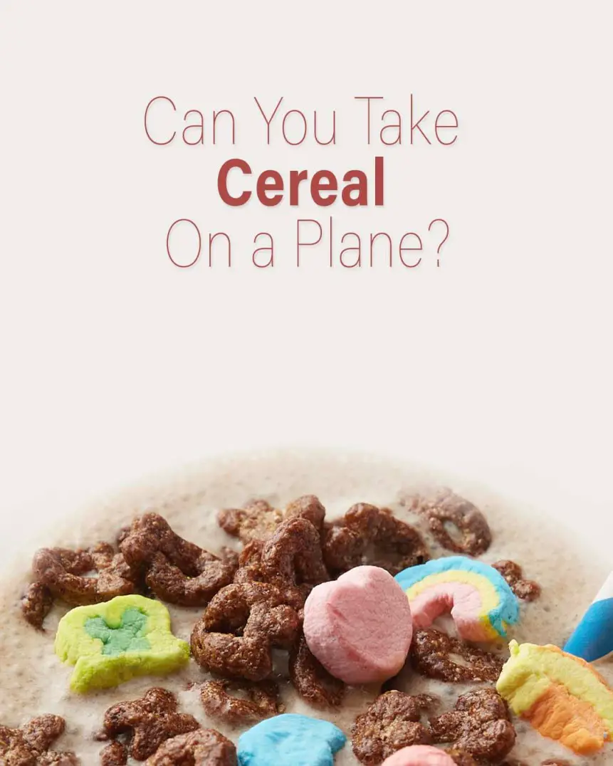 ¿Puedes llevar cereales en un avión? Reglas de la TSA 2024 ¿Puedes llevar cereales en un avión? Reglas de la TSA 2024
