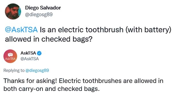 ¿Puedo llevar un cepillo de dientes en un avión? 2024