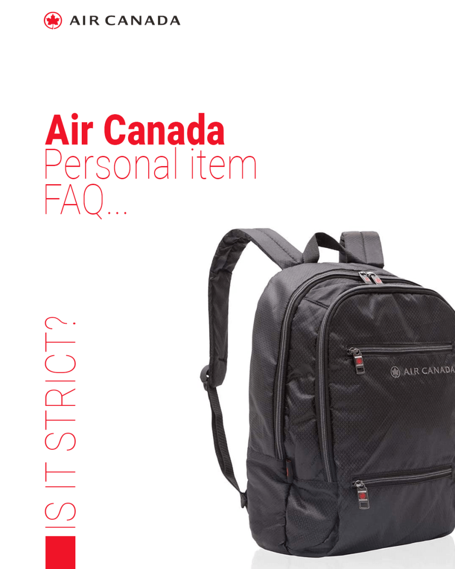 ¿Qué tan estricta es Air Canada con respecto a los artículos personales en 2024? ¿Qué tan estricta es Air Canada con respecto a los artículos personales en 2024?