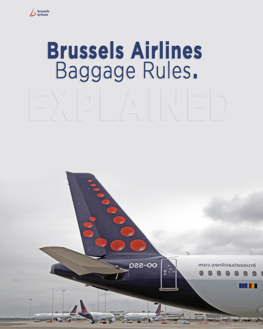 ¿Qué tan estricta es Bruselas Airlines con el equipaje de mano?