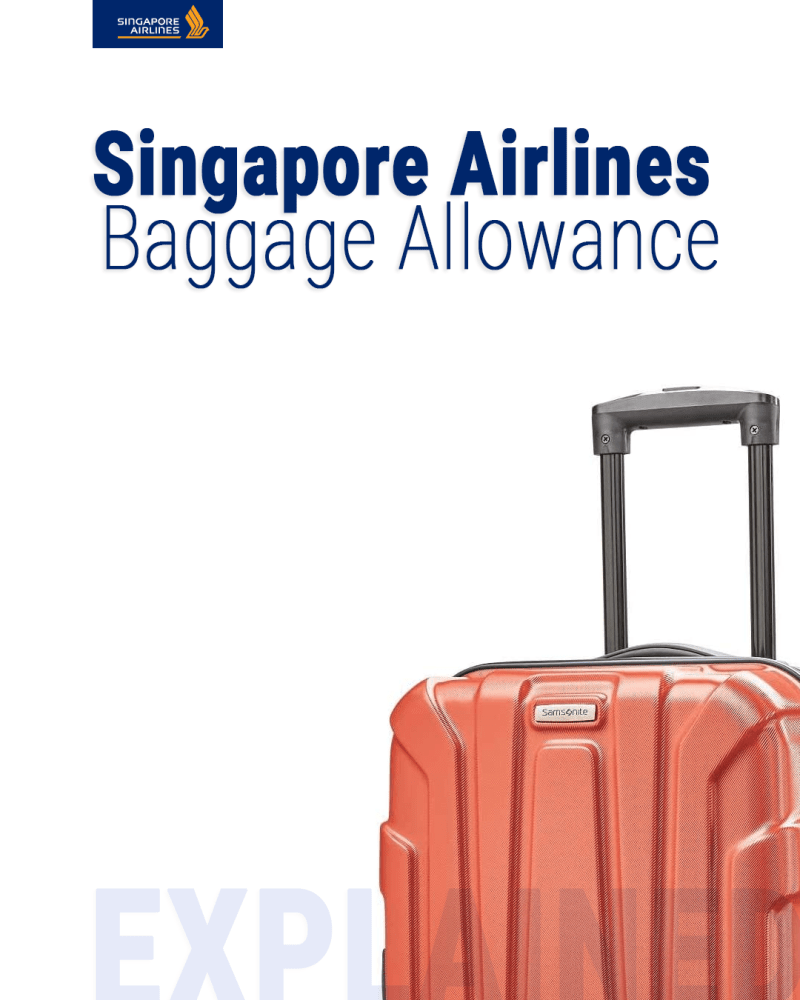 ¿Qué tan estricta es la franquicia de equipaje en Singapore Airlines? 2024