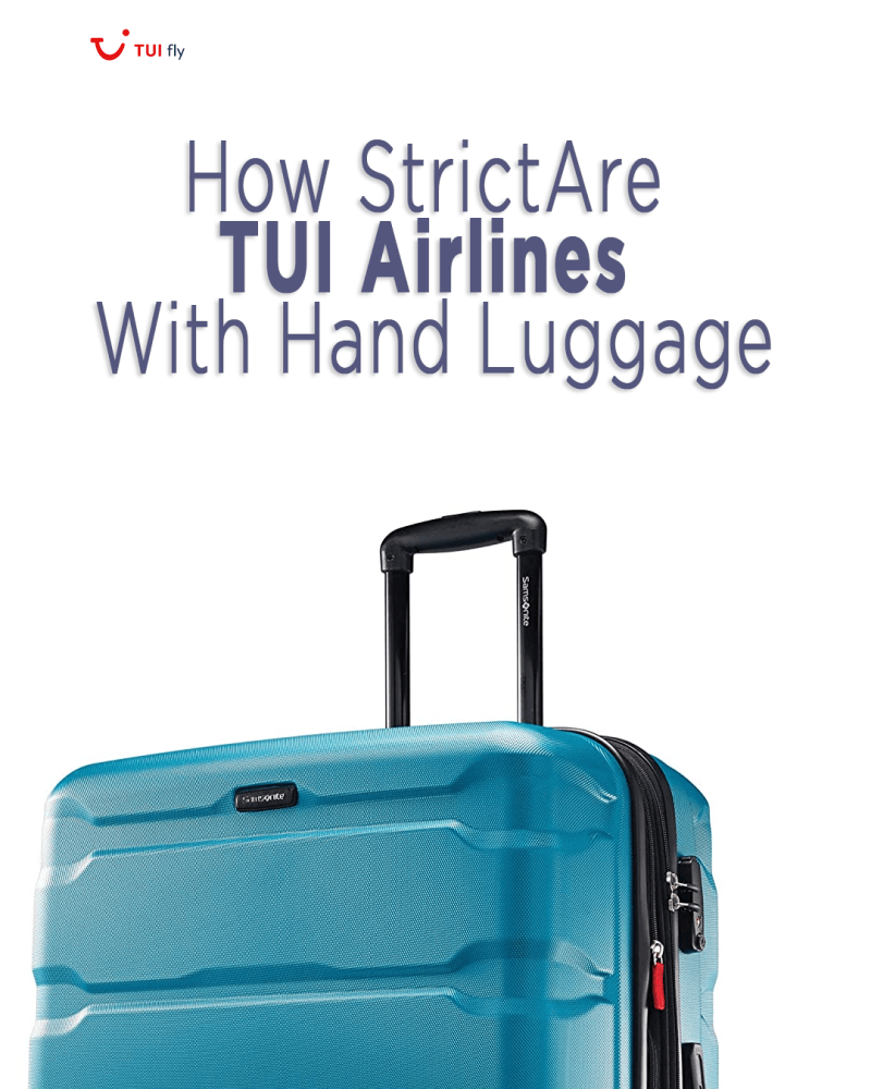 ¿Qué tan estricto será TUI con el equipaje de mano en 2024?