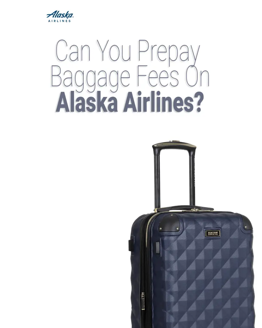 ¿Se pueden pagar por adelantado las tarifas de equipaje en Alaska Airlines? ¿Se pueden pagar por adelantado las tarifas de equipaje en Alaska Airlines?