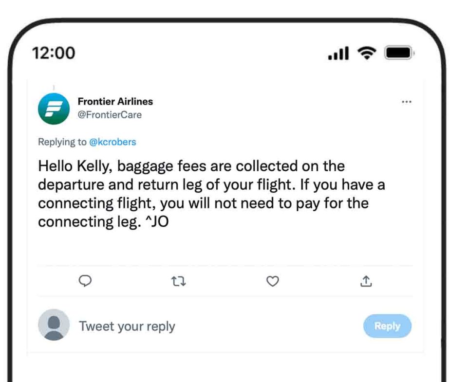 ¿Tiene que pagar tarifas de equipaje en vuelos de conexión?